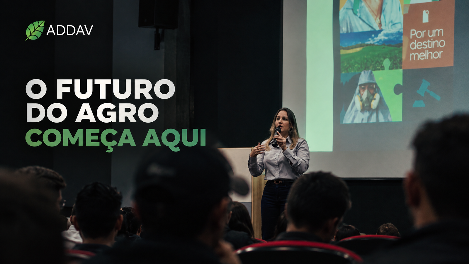 Estudantes de Agronomia em atividade da ADDAV na FAG